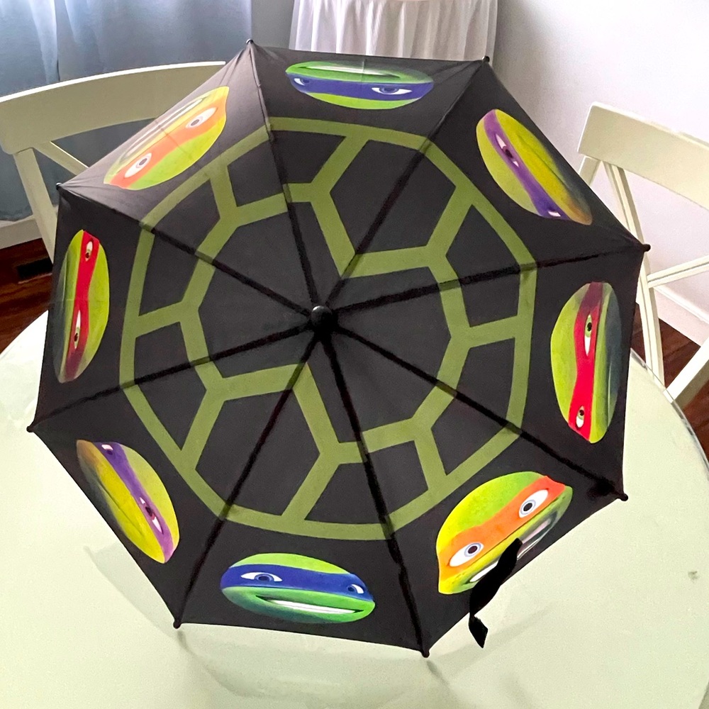 🐢🥷Teenage Mutant Ninja Turtles Childs umbrella Vintage collectible Nickelodeon